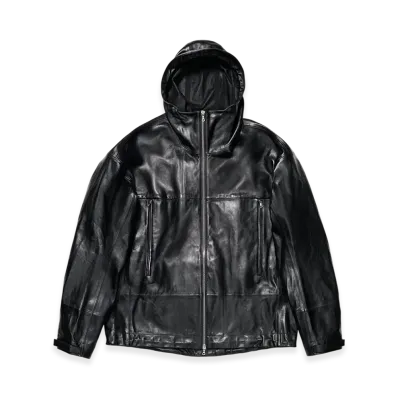 OUR LEGACY x ROA Leather Shell Jacket "Carbon"