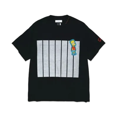 FACETASM The Simpsons 7Bar Big Tee "Black"