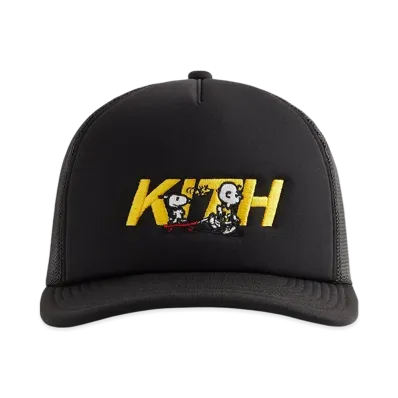Kith x Peanuts 75 Nolan Poly Foam Trucker "Black"