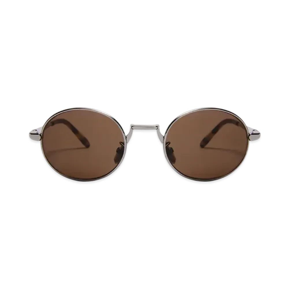 LOEWE Groove Oval Sunglasses "Brown Sugar"