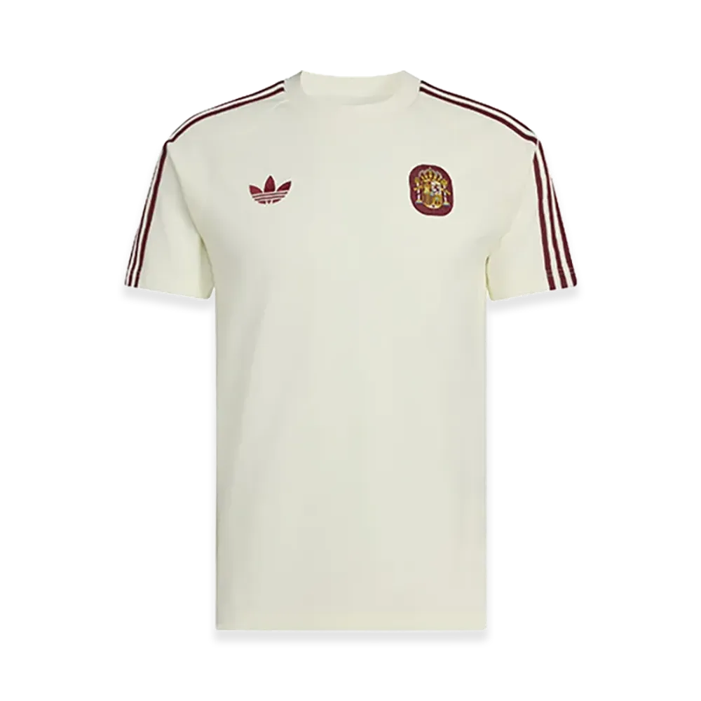 adidas Soccer Spain Originals Short Sleeve T-Shirt "Off-White"
