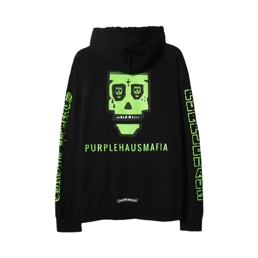 Chrome Hearts Purple Haus Mafia Hoodie "BLACK"