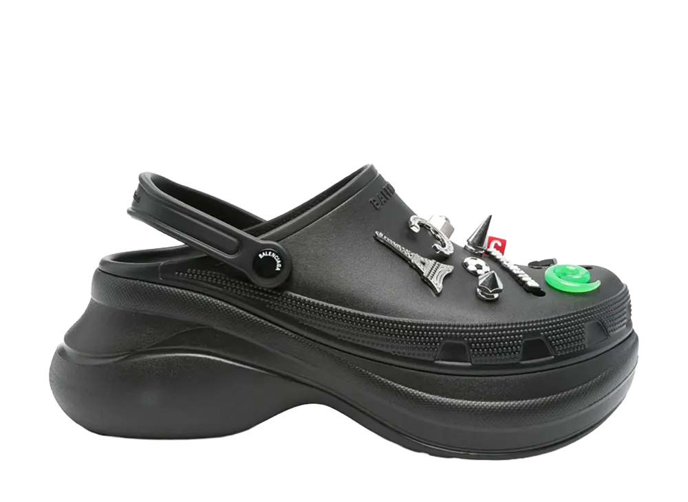 Crocs × BALENCIAGA Mule Jibbitz "Black"