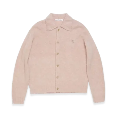Acne Studios Polo Wool Cardigan "Pink"