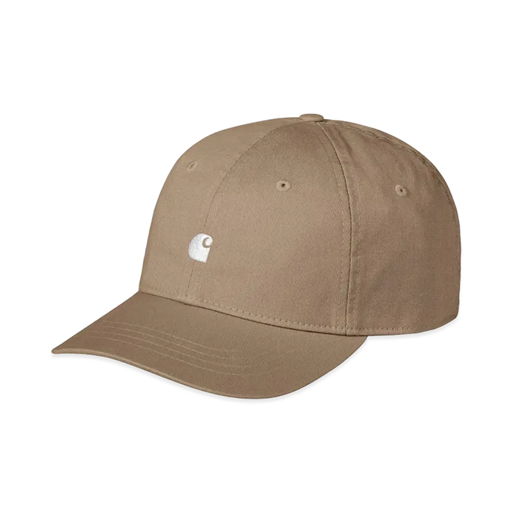 Carhartt WIP Madison Logo Cap "Leather/White"