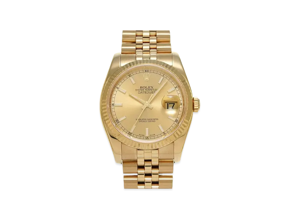 ROLEX Datejust "Champagne/Yellow Gold"