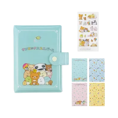 BANDAI "Ichiban Kuji" -Chokotto San-X Universe- Last One Prize Sticker Book & Puffy Sticker Set