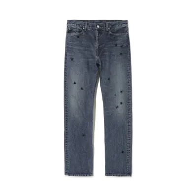 UNDERCOVER Used Processing Denim Pants "Light Blue Indigo"