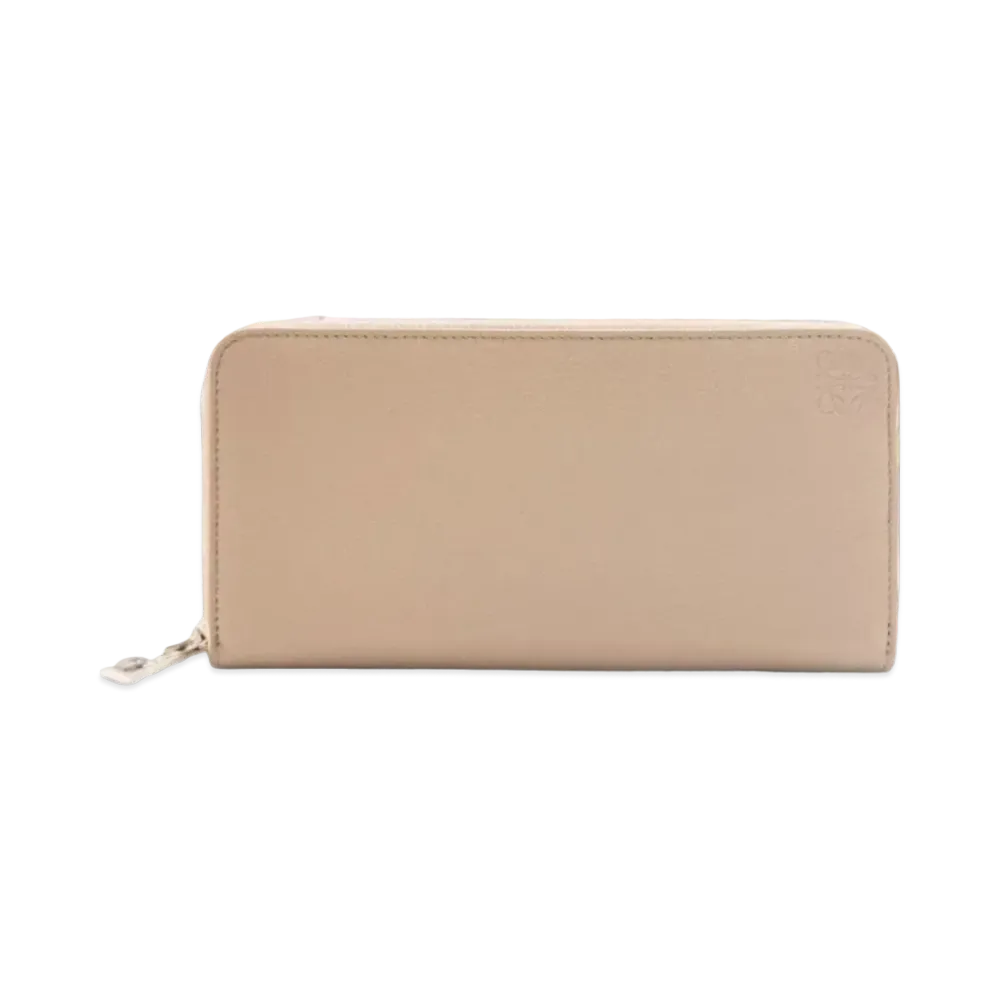 LOEWE Zip Around Wallet Soft Grain Calf "Sand"
