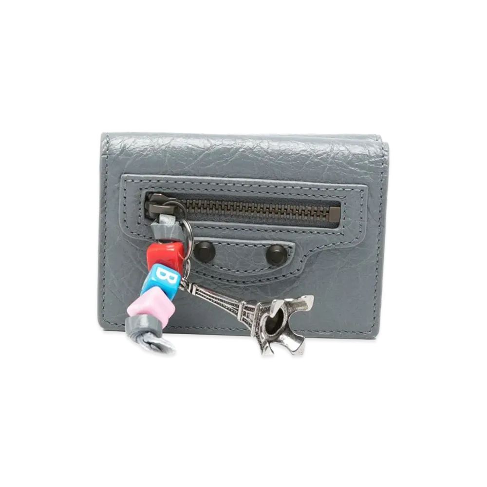 BALENCIAGA Women's Wallets "Blue Grey/Gray"