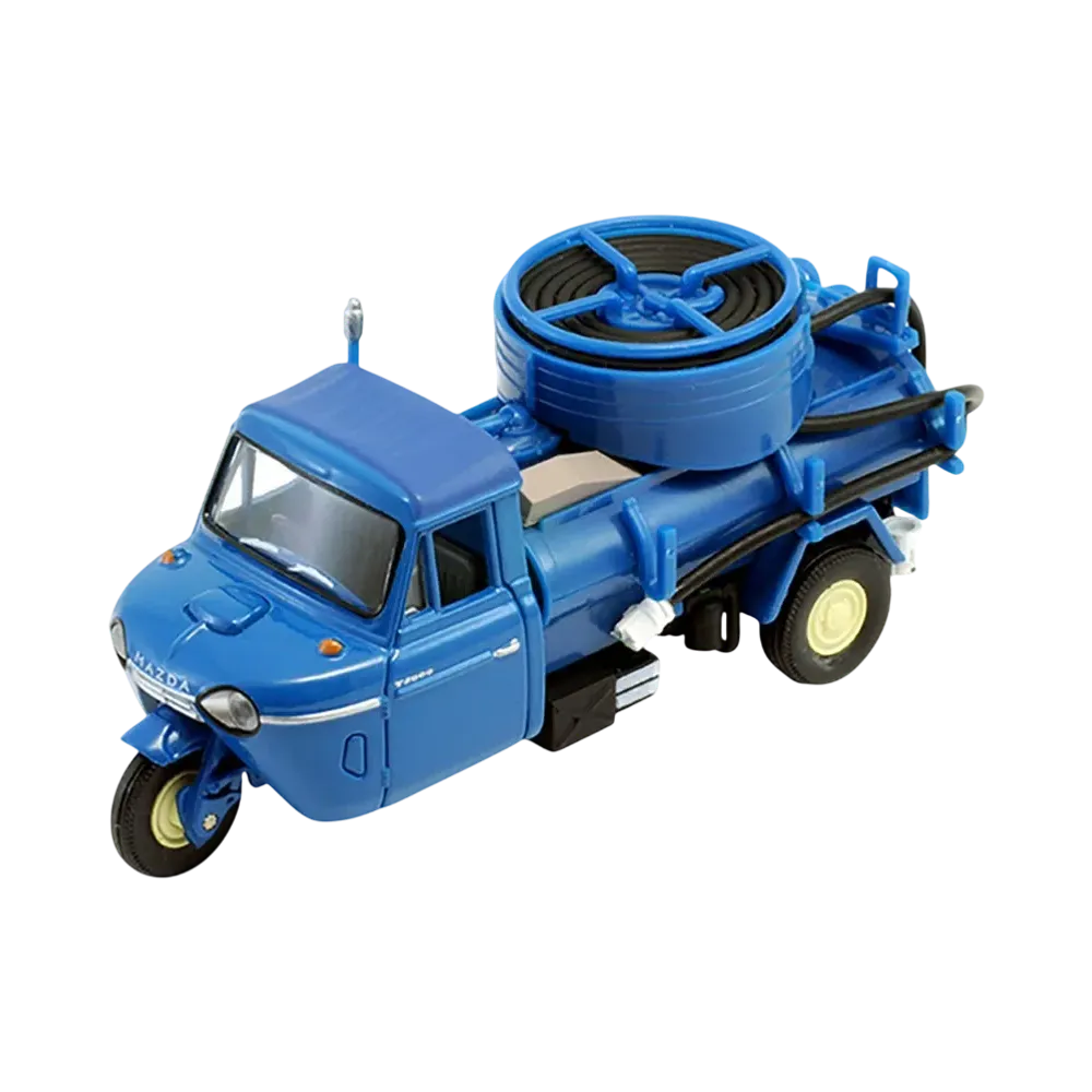 TOMYTEC "TOMICA LIMITED VINTAGE" 1/64 LV-122b Mazda T2000 Sanitation Vehicle (Blue)