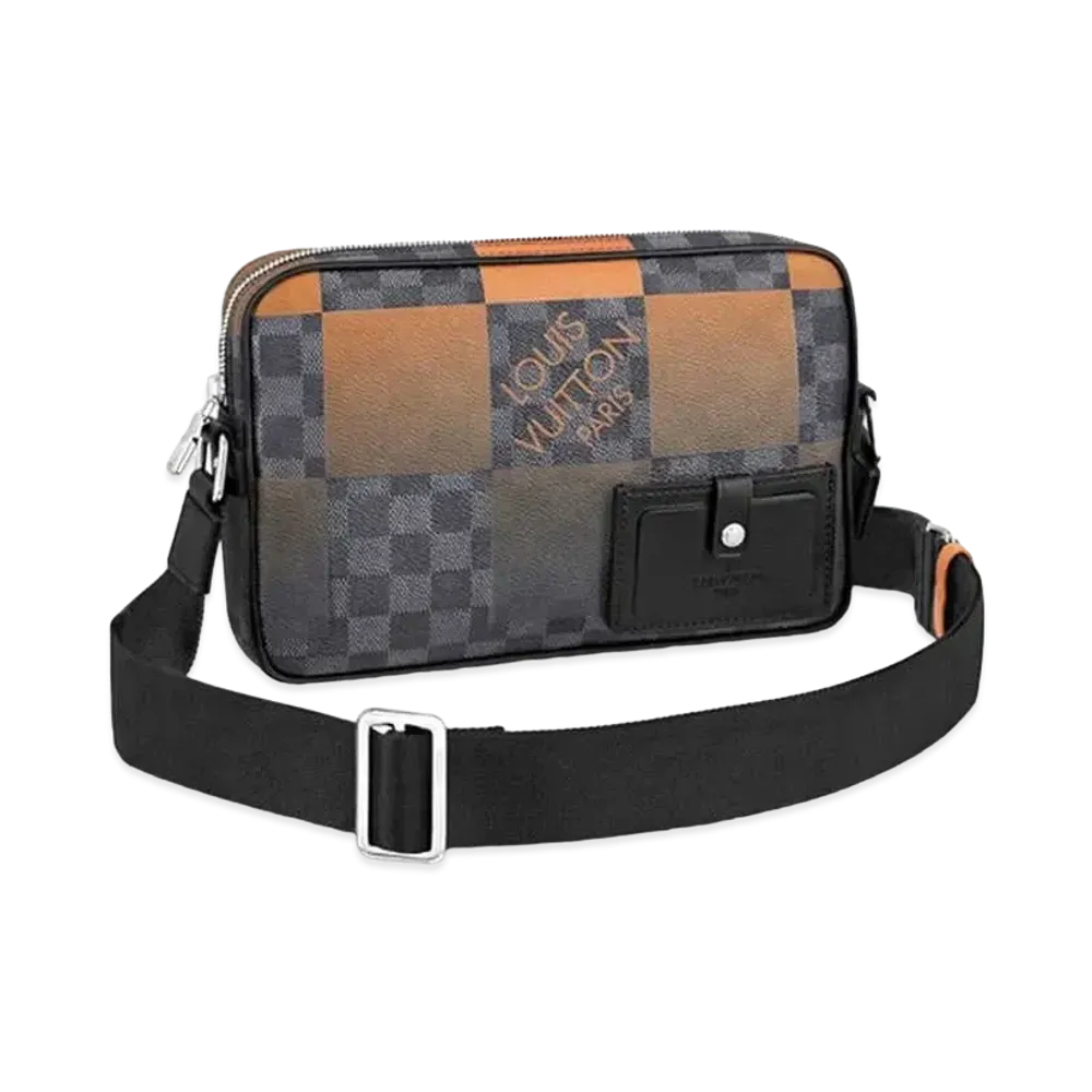 Louis Vuitton Alpha Messenger Damier Graphite Giant "Volcano Orange"