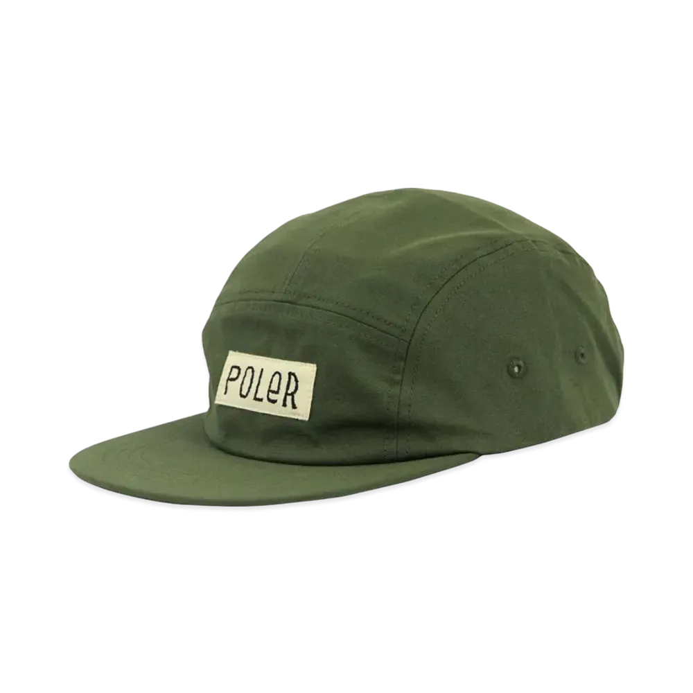 POLeR Fully Front 5 Panel Cap "Olive"