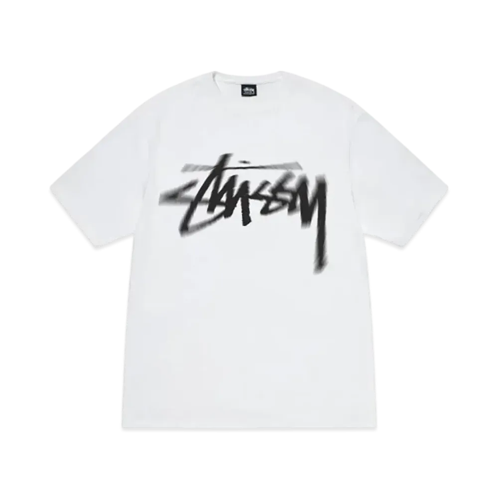 Stussy Dizzy Stock Tee "White"