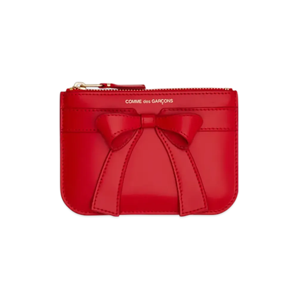 COMME des GARCONS Wallet Big Bow "Red"