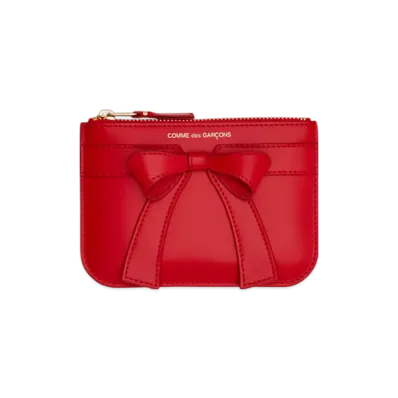COMME des GARCONS Wallet Big Bow "Red"