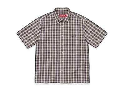 Supreme Mini Plaid S/S Shirt "Stone"