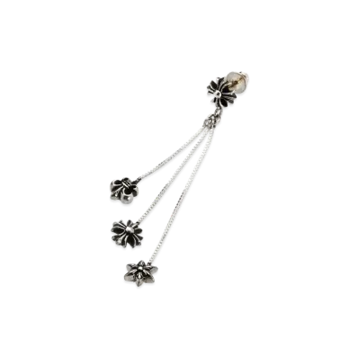 Chrome HEarts Jojo with 3 Charm Earrings (for right ear) "Silver"