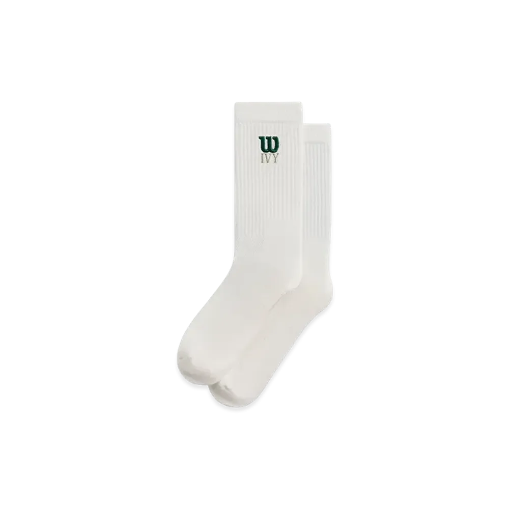 Kith Ivy For Wilson Performance Crew Socks "White"