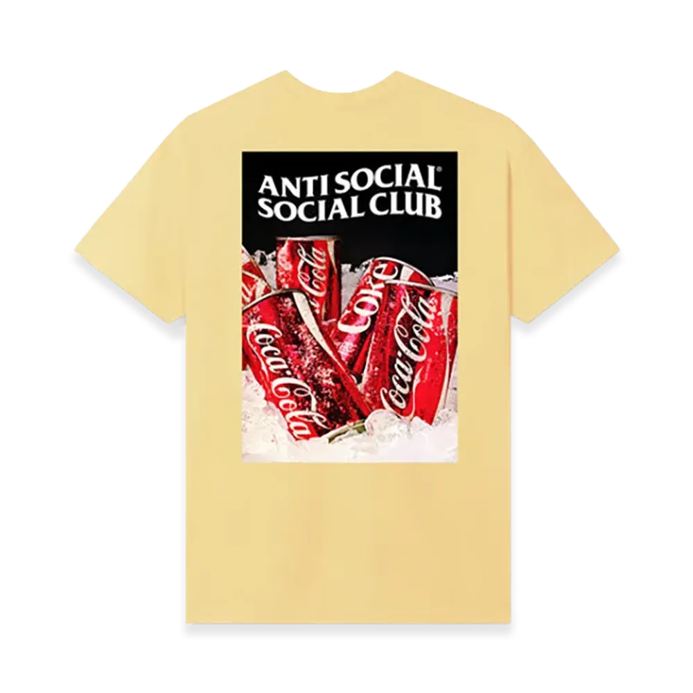 ANTI SOCIAL SOCIAL CLUB x Coca-Cola Ice Cold Tee "Daffodil Yellow"