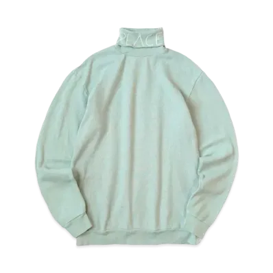 KAPITAL Waffle India High Neck Long Tee "Mint"