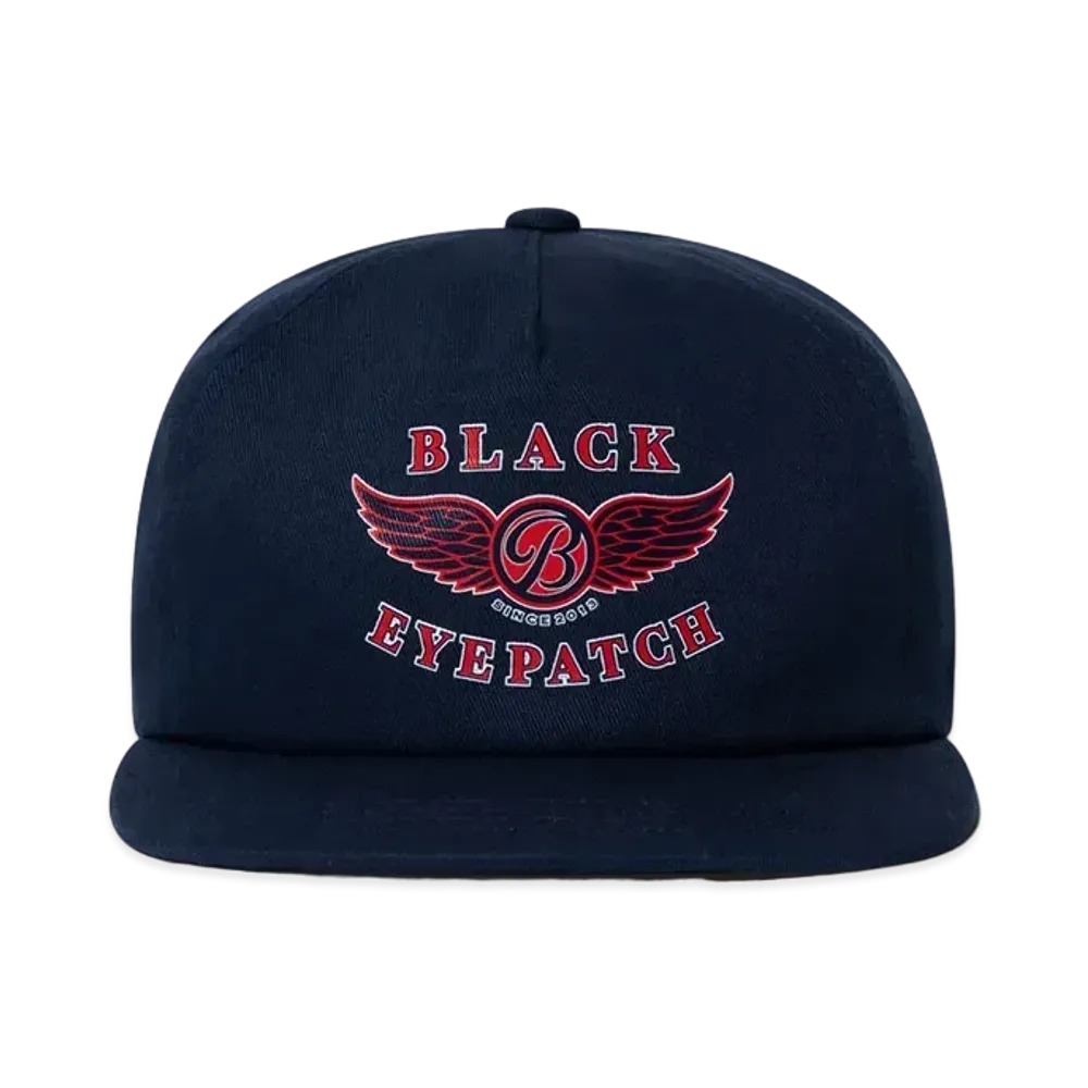 BlackEyePatch Wing B Logo Cap "Navy"
