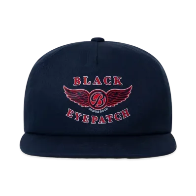 BlackEyePatch Wing B Logo Cap "Navy"