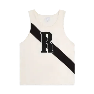 RHUDE 02 Stripe Tank Top "White"
