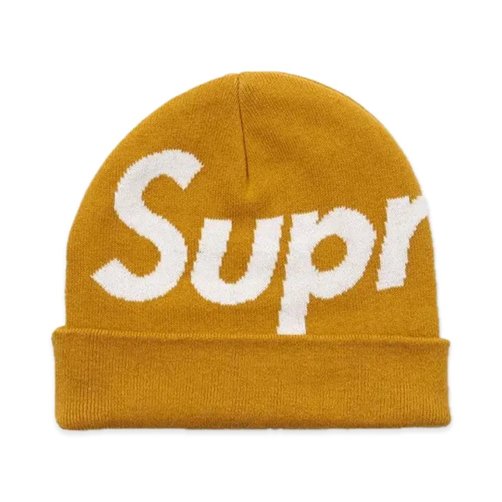 Supreme Big Logo Beanie "Orange"
