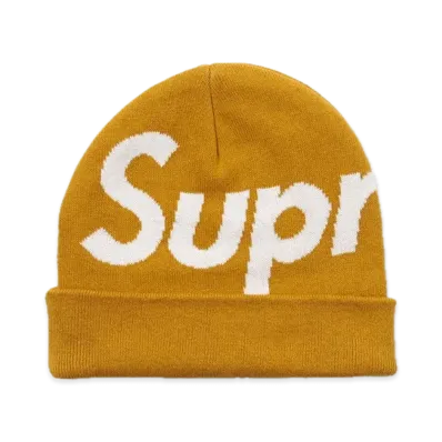 Supreme Big Logo Beanie "Orange"