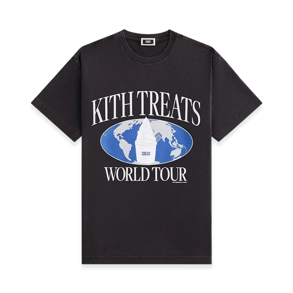Kith Treats S.W.I.R.L. Tour Vintage Tee "Black"