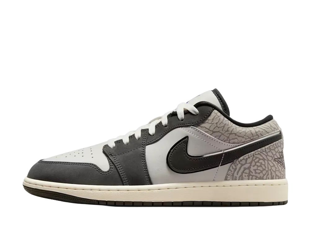 Nike Air Jordan 1 Low SE V2 "Elephent Print/Sail/Deep Pewter"