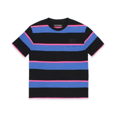 WACKO MARIA Striped T-Shirt "Purple"