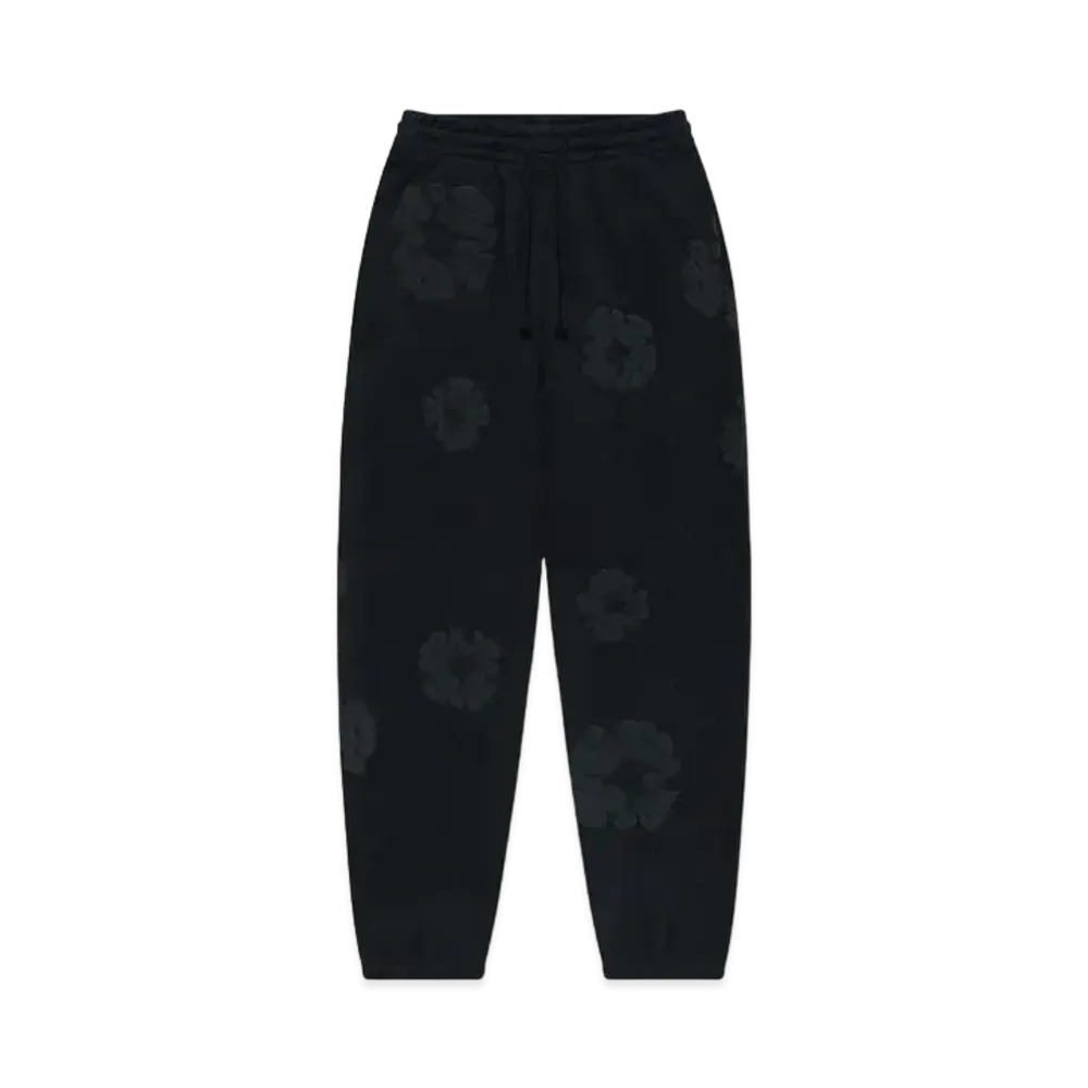 DENIM TEARS Mono Cotton Wreath Sweatpants "Black"