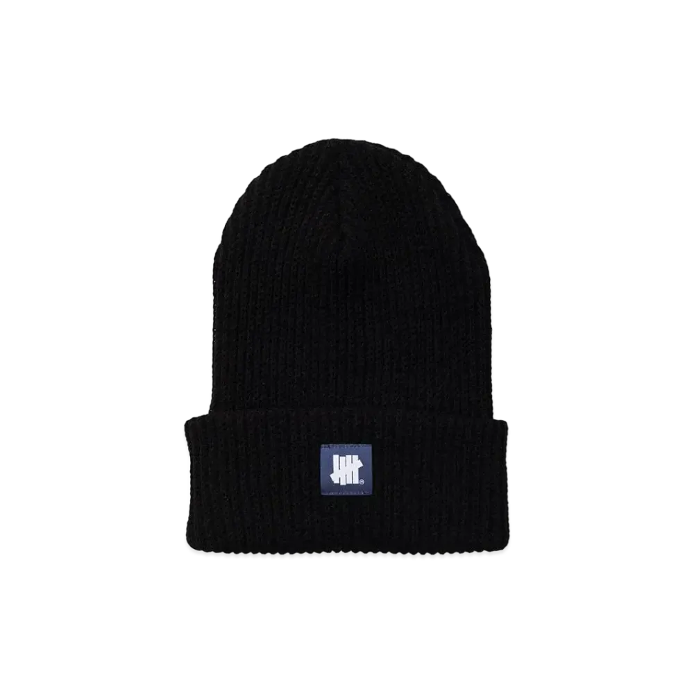 UNDEFEATED ICON LABEL BEANIE - 90195 "Black"
