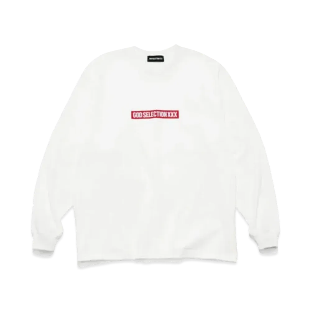GOD SELECTION XXX Long Sleeve T-Shirts GX-A24-LT-02 "White"