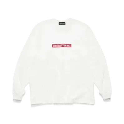 GOD SELECTION XXX Long Sleeve T-Shirts GX-A24-LT-02 "White"