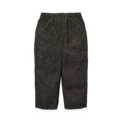 DAIWA PIER39 Tech Mechanics Pants Corduroy Paisley "Dark Brown"
