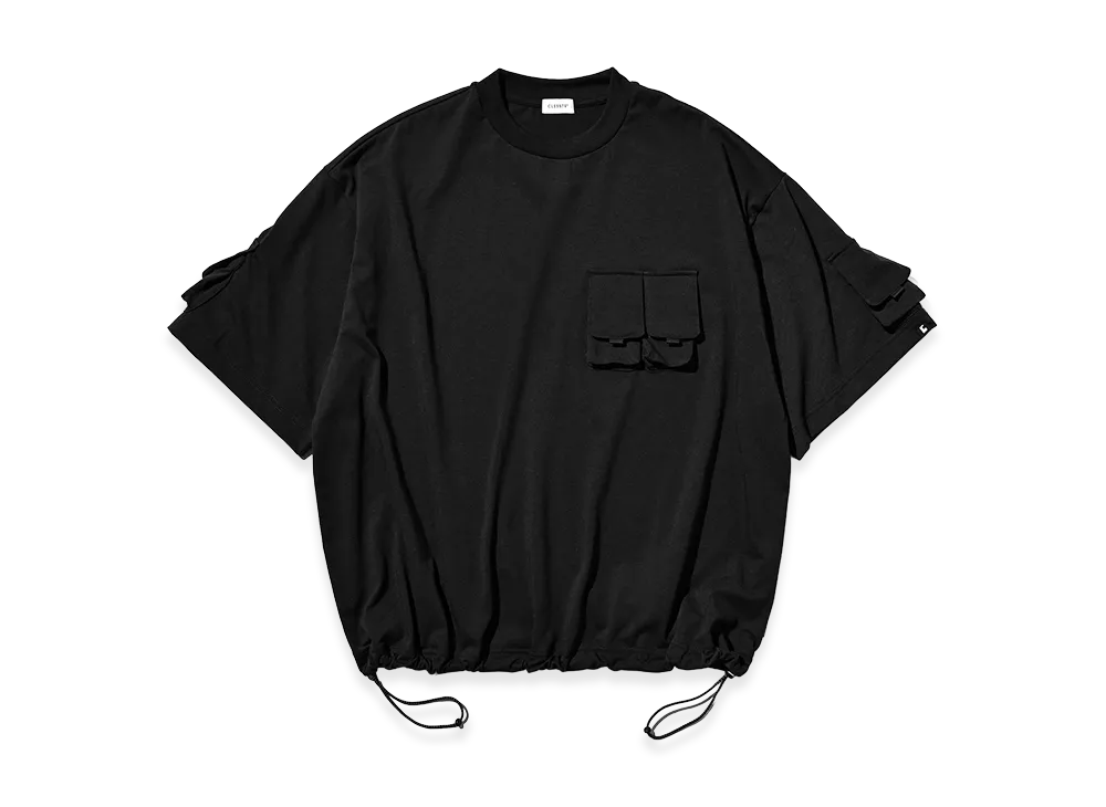 CLESSTE Multi Pocket S/S T-Shirt "Black"