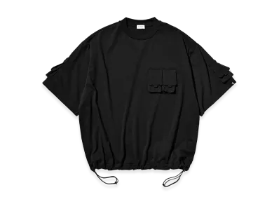 CLESSTE Multi Pocket S/S T-Shirt "Black"
