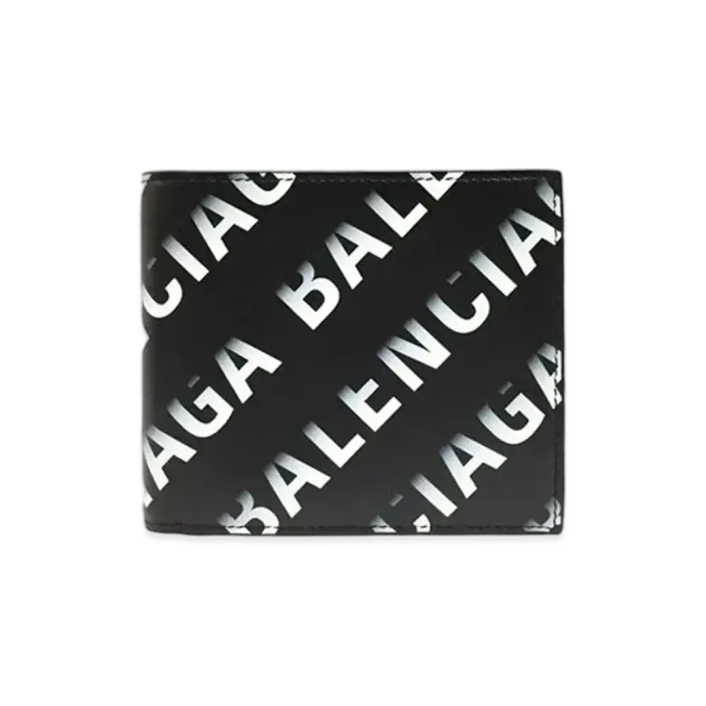 BALENCIAGA Cash Square Wallet "Black"