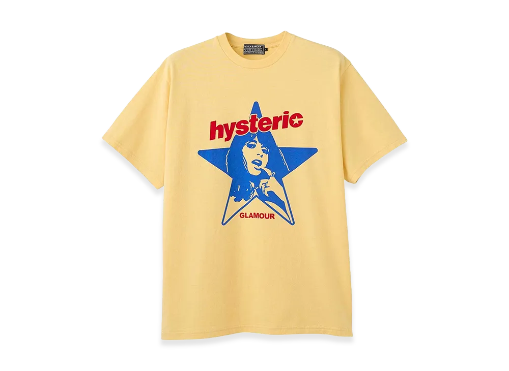 HYSTERIC GLAMOUR Hysteric Star Tee "Yellow"