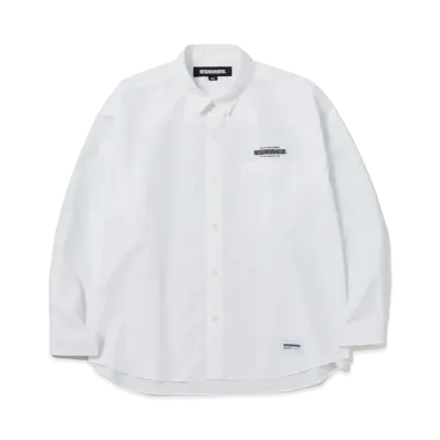 NEIGHBORHOOD Plain Shirt LS "White"