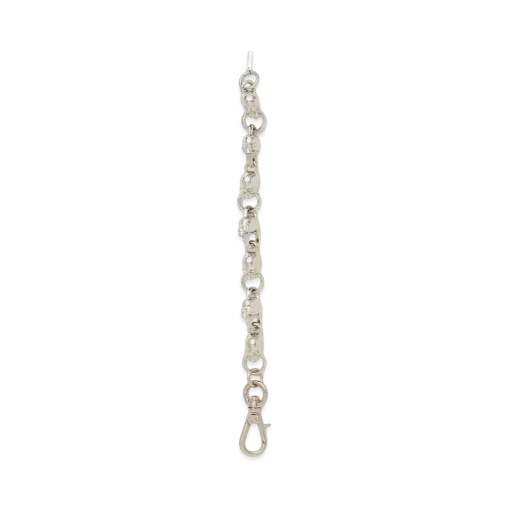 mastermind WORLD Skull Bracelet "Nickel"
