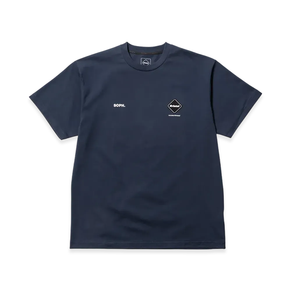 F.C.Real Bristol Authentic Logo S/S Tee "Navy"