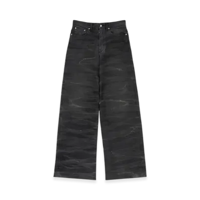 MM6 Maison Margiela Crease Oversized Jeans "Black"