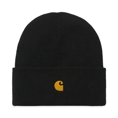 Carhartt WIP Chase Beanie "Black/Gold"