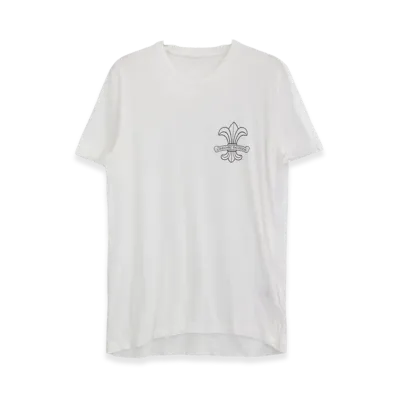 Chrome Hearts BS Fleur V-Neck T-Shirt "White"