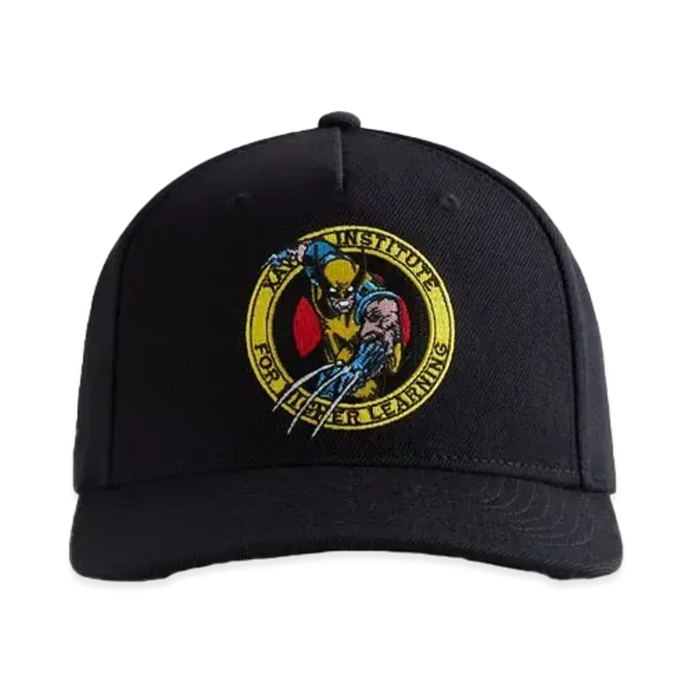 Kith x Marvel X-Men Wolverine Pinch Crown Snapback "Black"