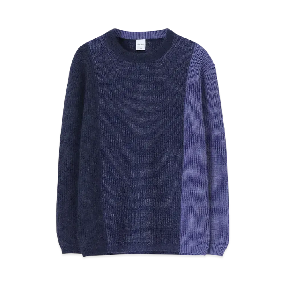 Paul Smith Vertical Gradation Crew Neck Knit "Purple"